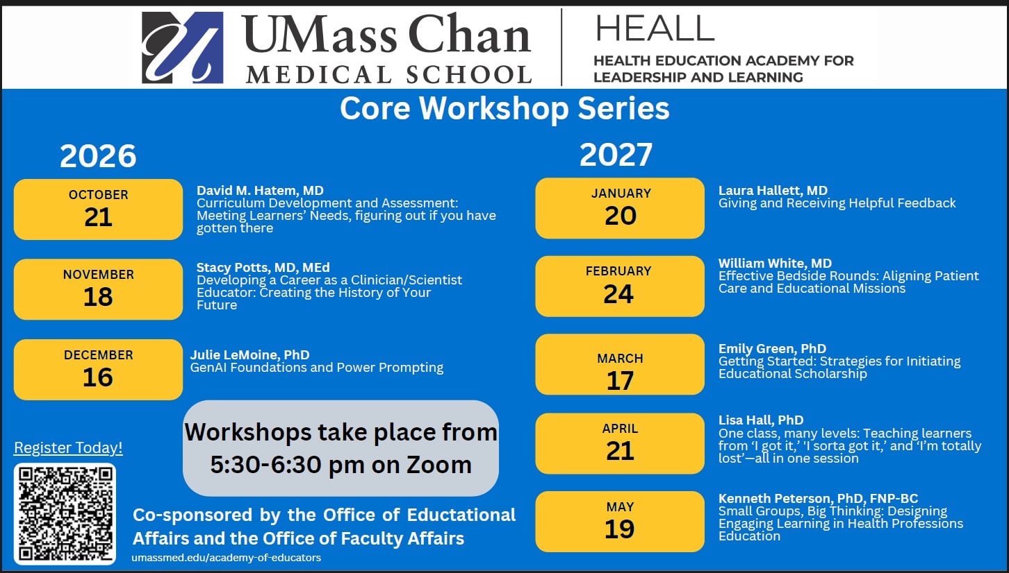 this is an image of the Core Workshop series.  The full poster is a PDF linked to the image.
