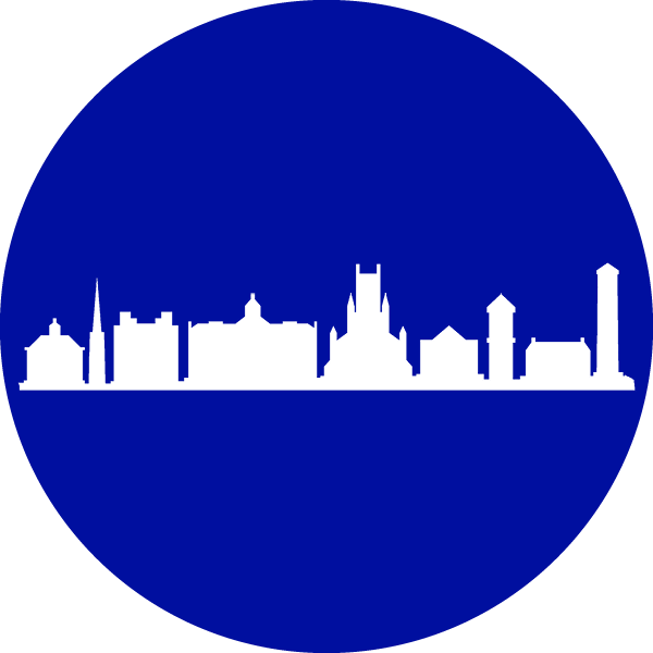 City of Worcester Skyline Icon