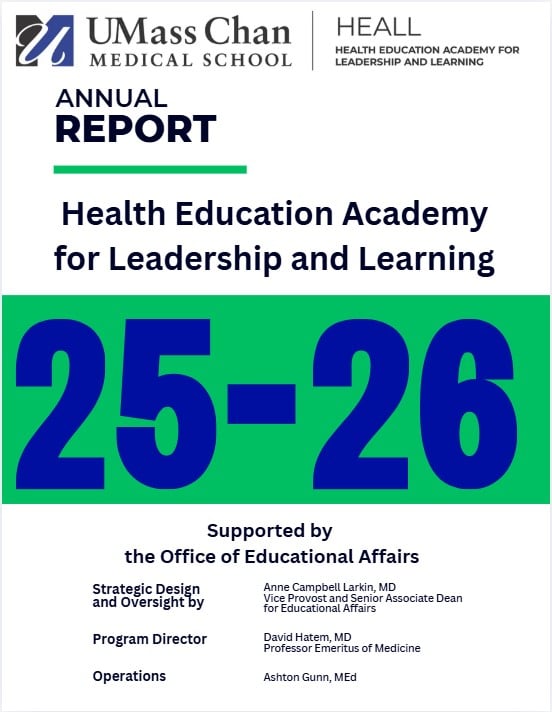 cover page with a link to the PDF 25-26 annual report