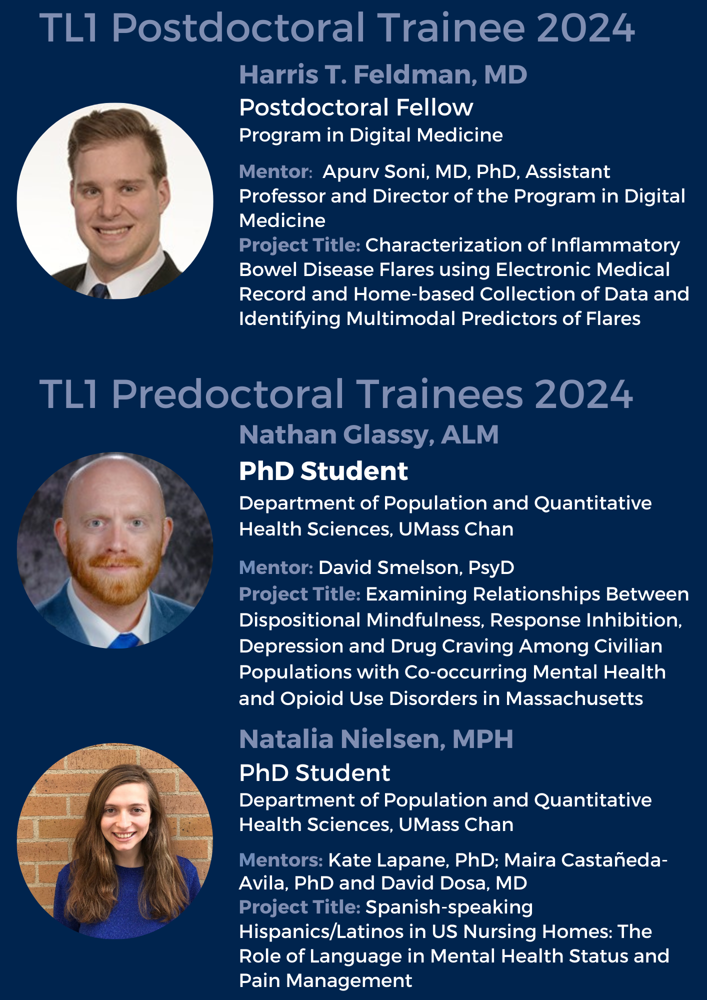 2024 TL1 Trainees