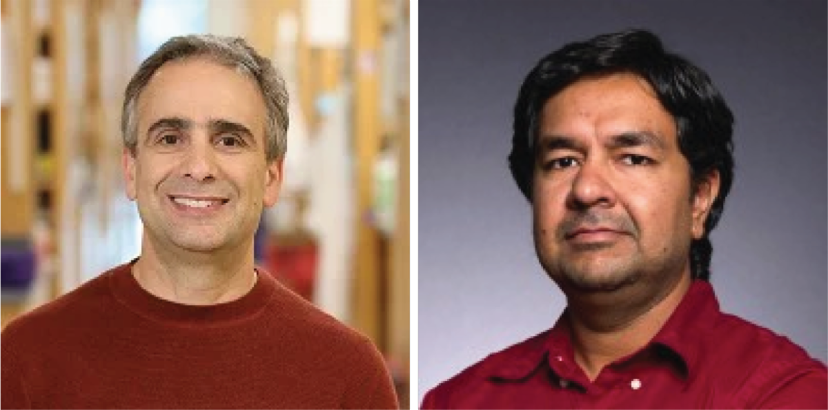 Left to right: Drs. Neal Silverman and Ravi Bharadwaj
