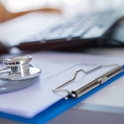 Image of a clipboard and stethoscope