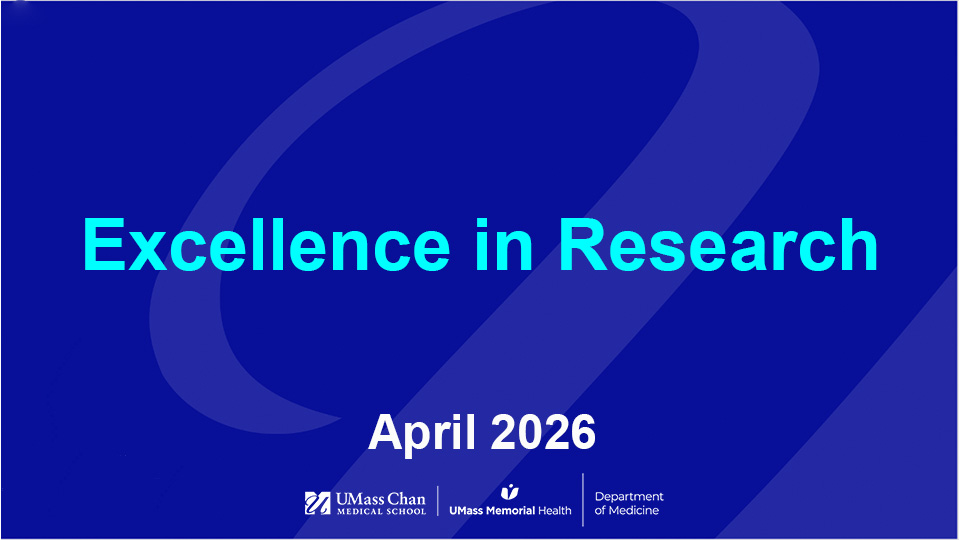  Excellence in Research, April 2026