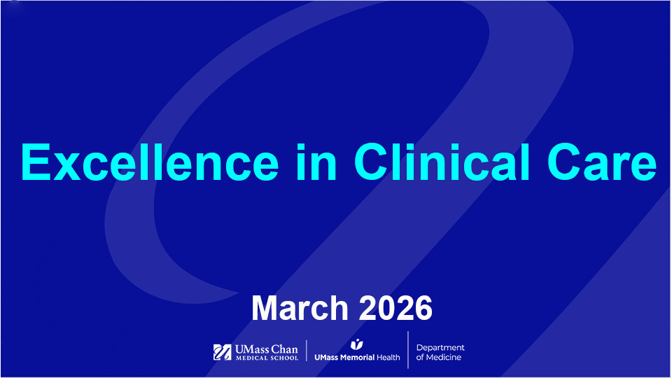  Excellence in Clinical Care, March 2026