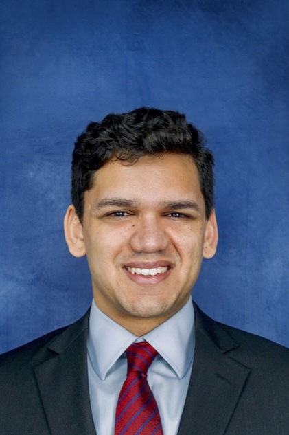 Male medical resident smiling
