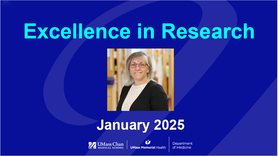  Excellence in Research, January 2025, image of Ann Moormann, PhD