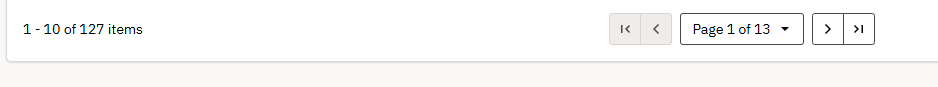 pagination at bottom of reports page