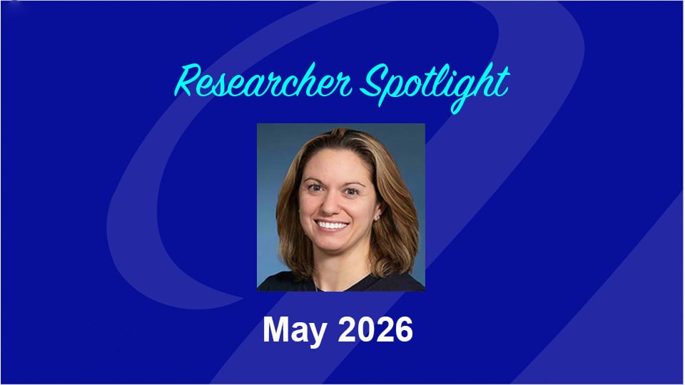  Researcher Spotlight, May 2026, Lindsey Bazzone, MD, PhD