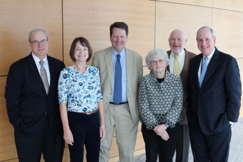 Dr Califf with Chancellor Collins and Dean Flotte