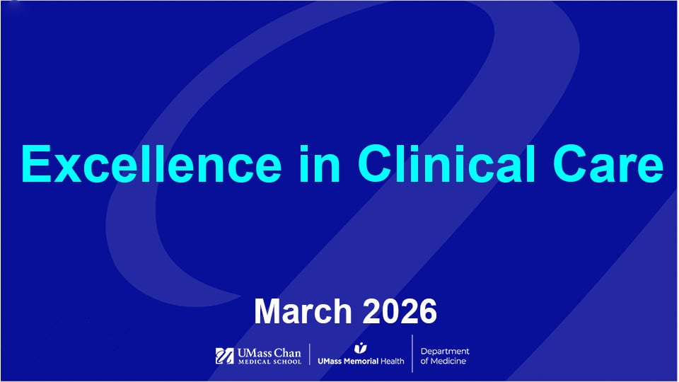  Excellence in Clinical Care, March 2026