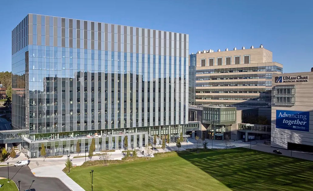 Exterior of new research building