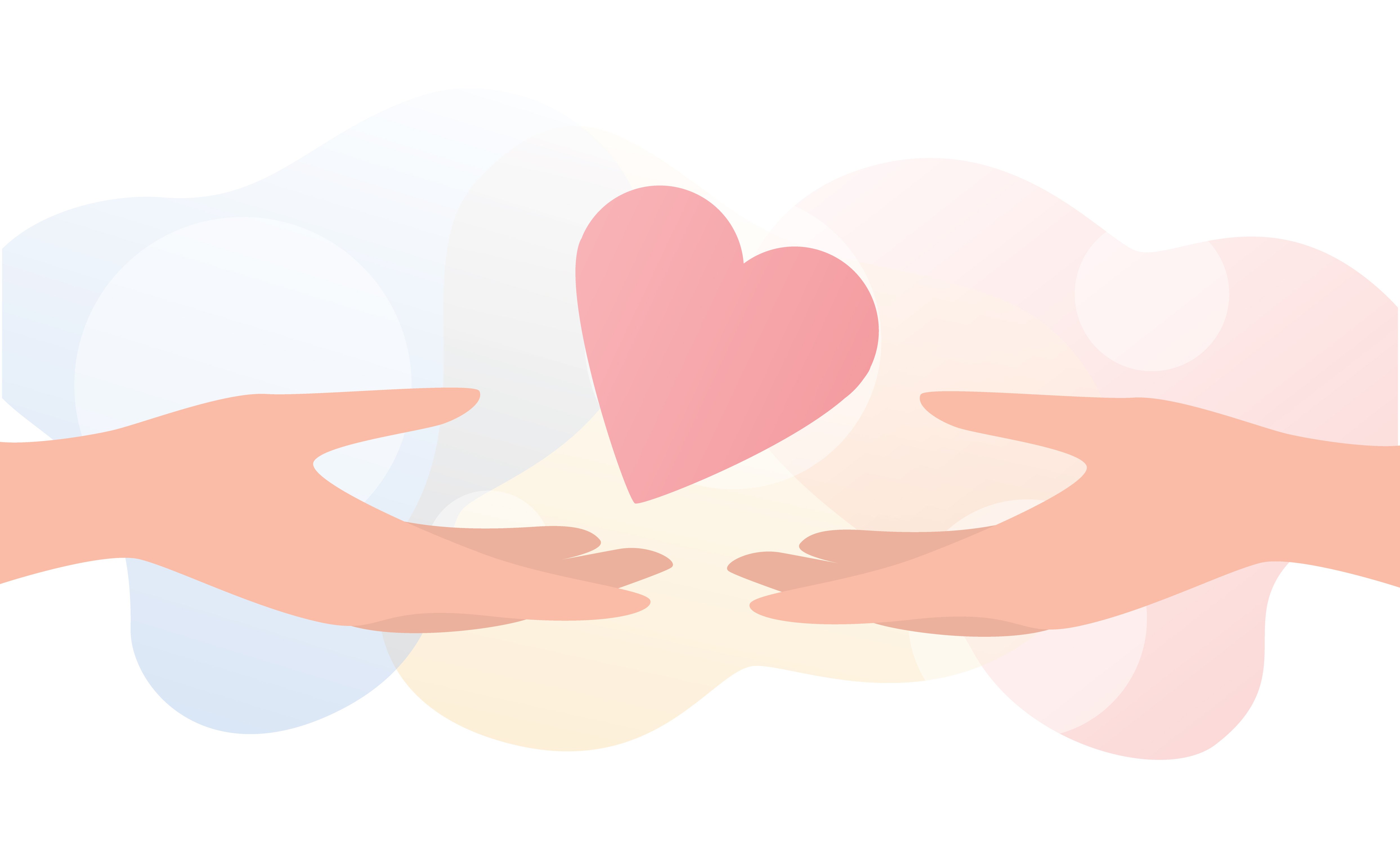 Two hands and a heart