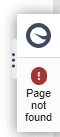 status showing page not found