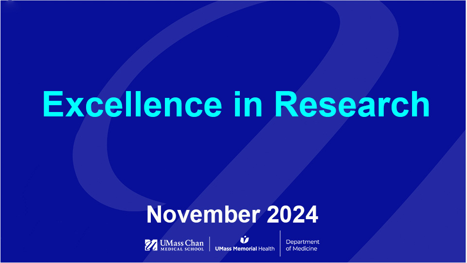  Excellence in Research, November 2024