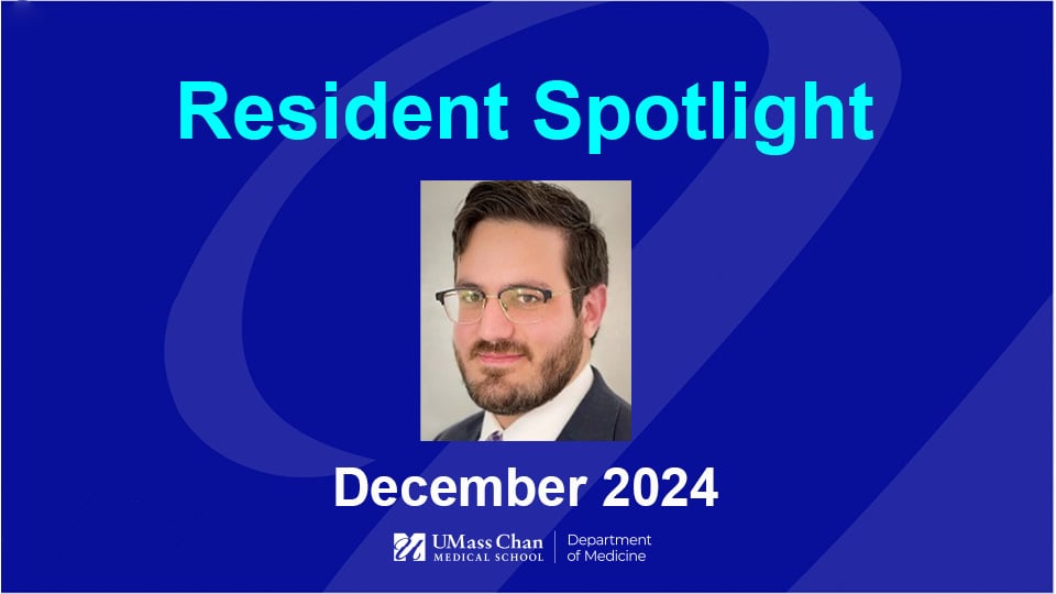  Resident Spotlight, December 2024, image of Luke Wakeen, MD