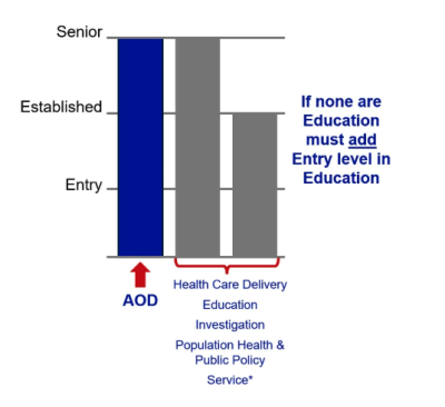 Diagram showing steps for an appointment or promotion for professor status