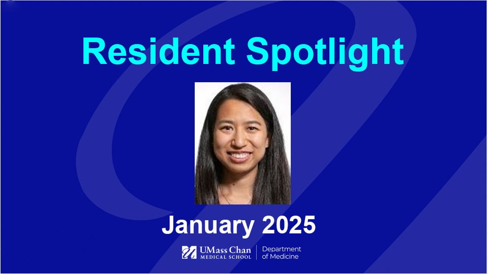  Resident Spotlight, January 2025, image of Bridget (Xinmiao) Yang, MD