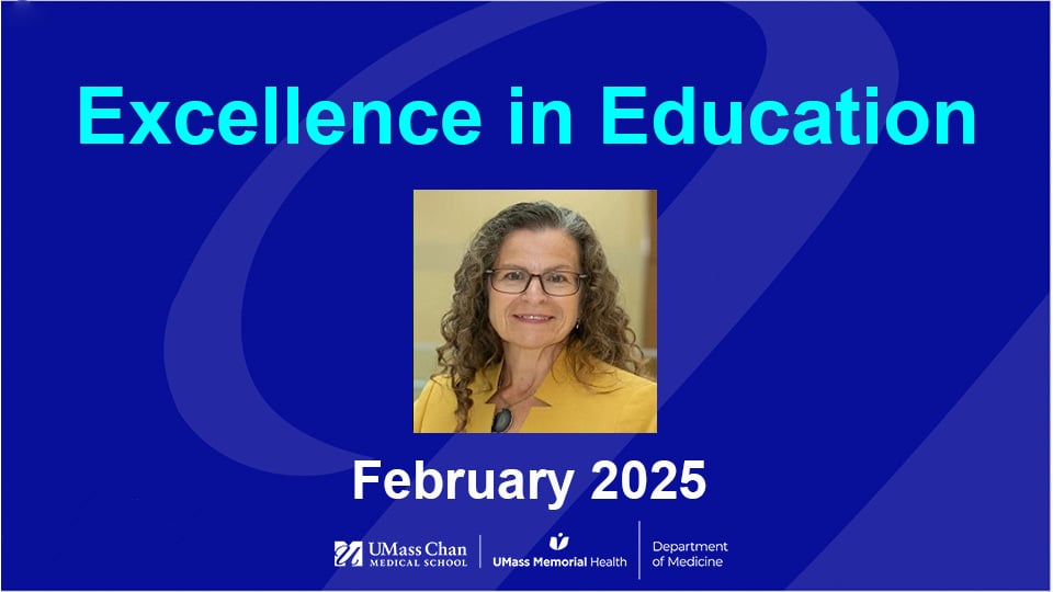  Excellence in Education, February 2025, image of Melissa Fischer, MD, MEd