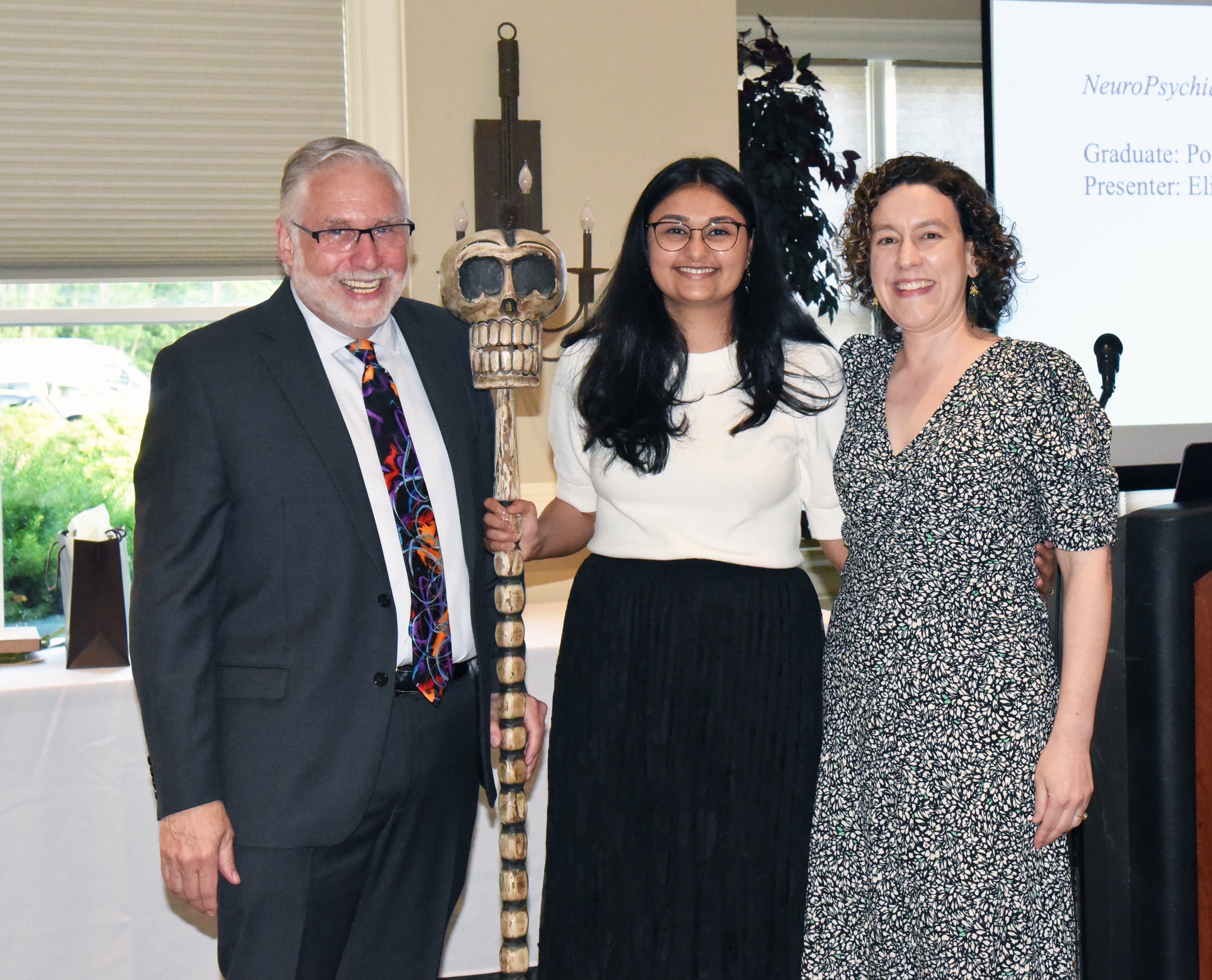 Drs. Modi, DeGrush and Benjamin at Graduation 