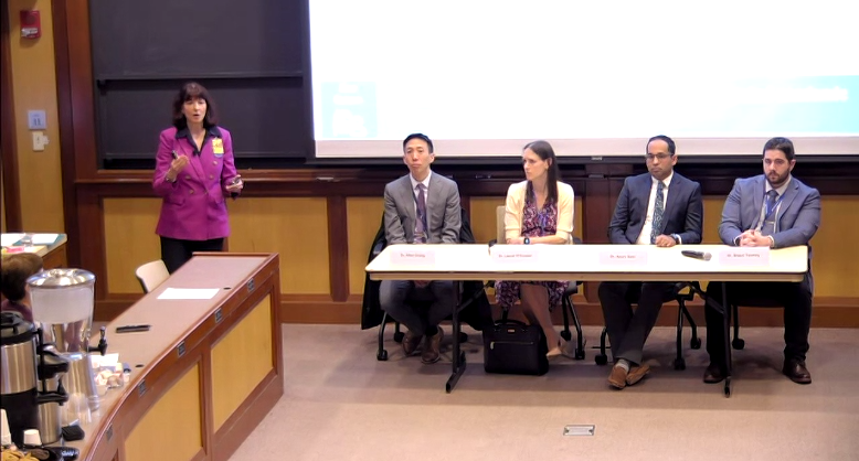 Drs. Reidy, Chang, O'Connor, Soni, and Toomey presenting at Grand Rounds