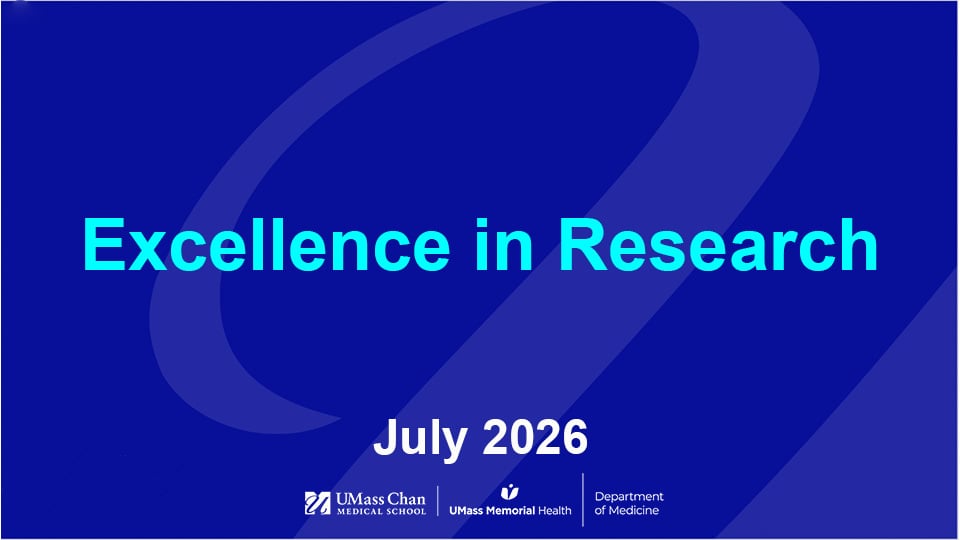  Excellence in Research, July 2026