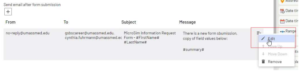 editing existing emails