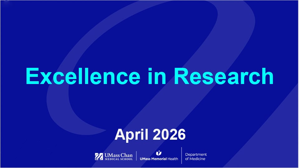  Excellence in Research, April 2026