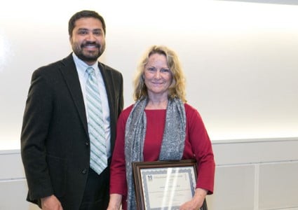 Anne Gilroy receives UMMS Star Award