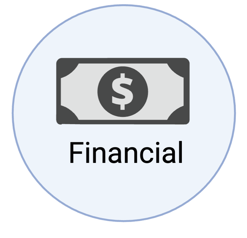 Cartoon showing money