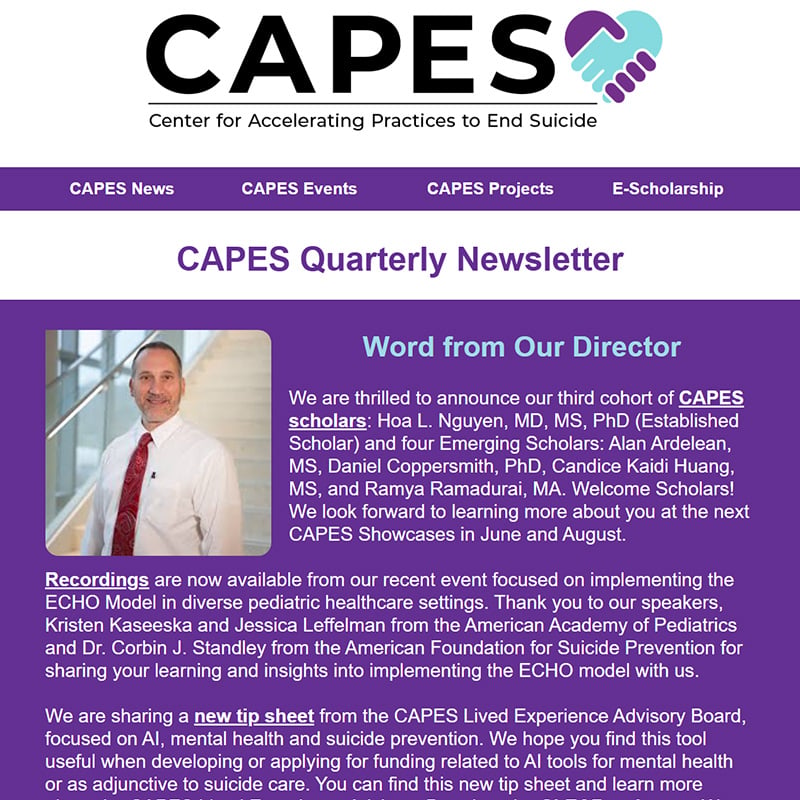 CAPES Q2 2026 Newsletter Thumbnail