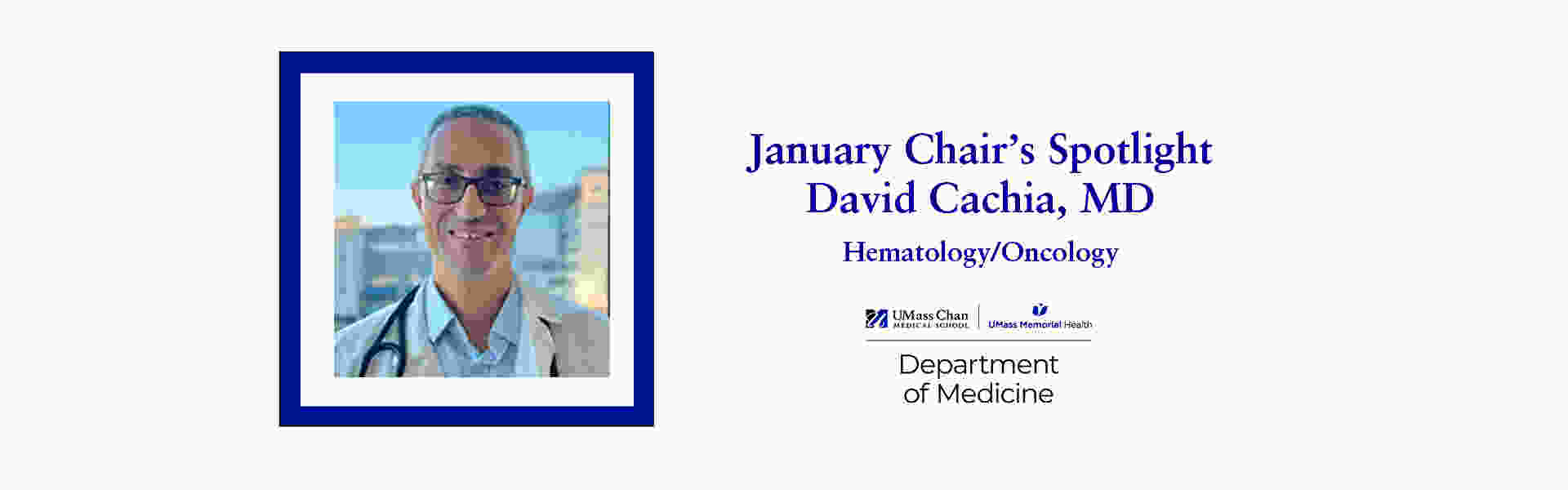 January Chair's Spotlight - David Cachia