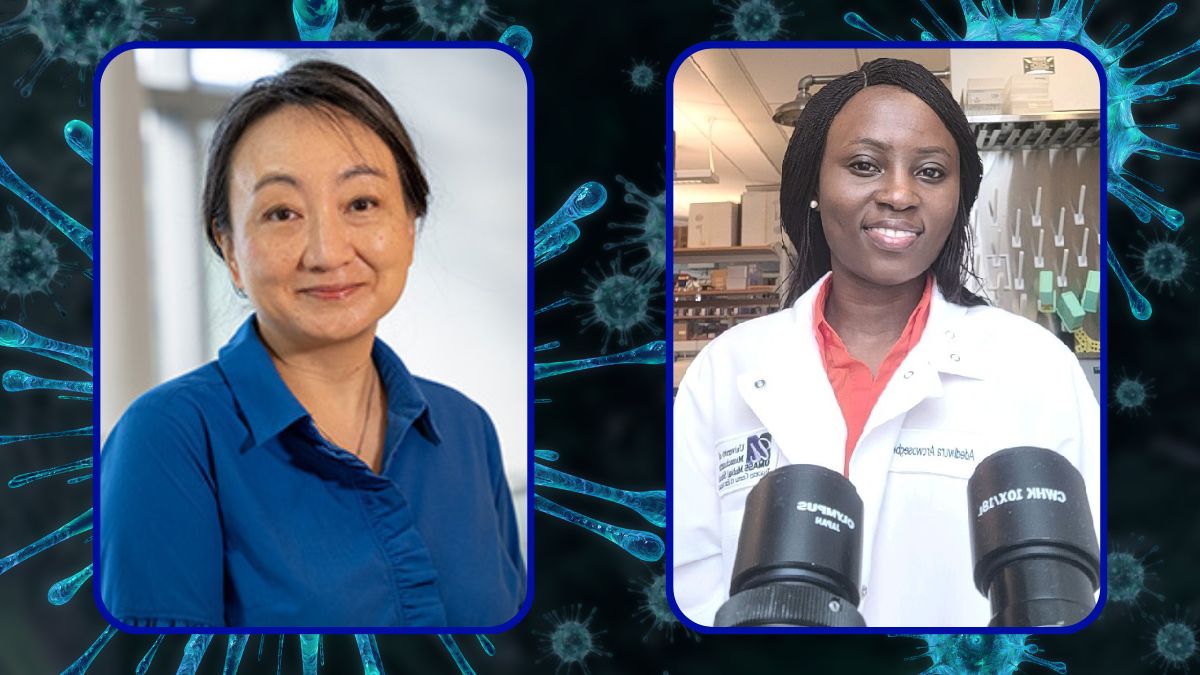 Jennifer Wang, PhD with Wura Arowosegbe, PhD