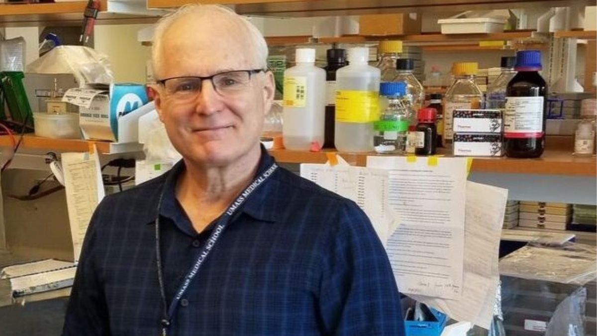 Dr. Louis Messina in his lab
