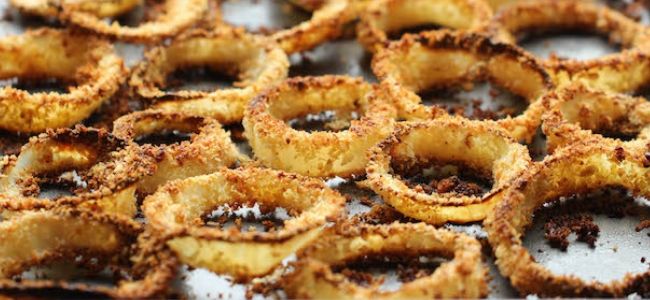 Healthy Baked Onion Rings