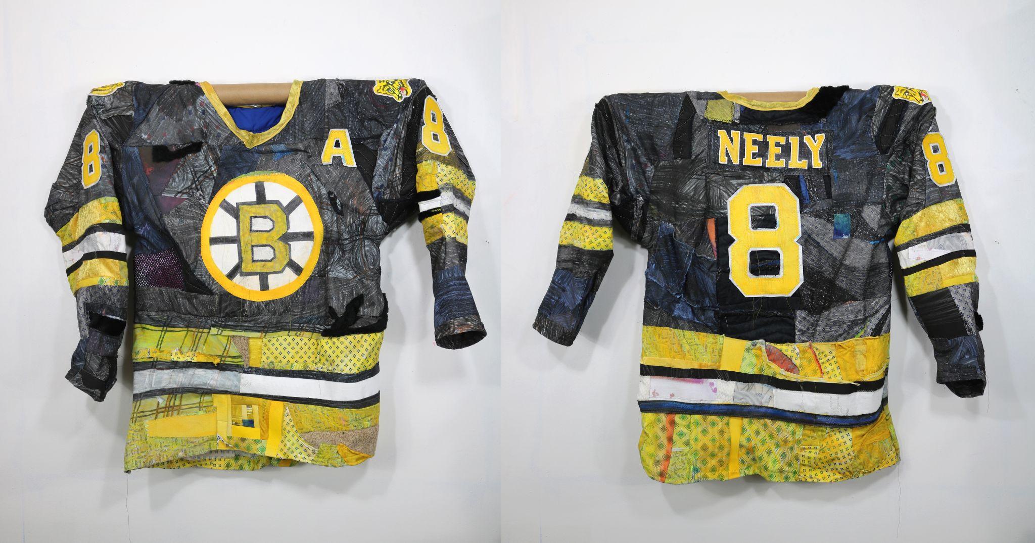 Dominic Quagliozzi sports jerseys made from medical supplies