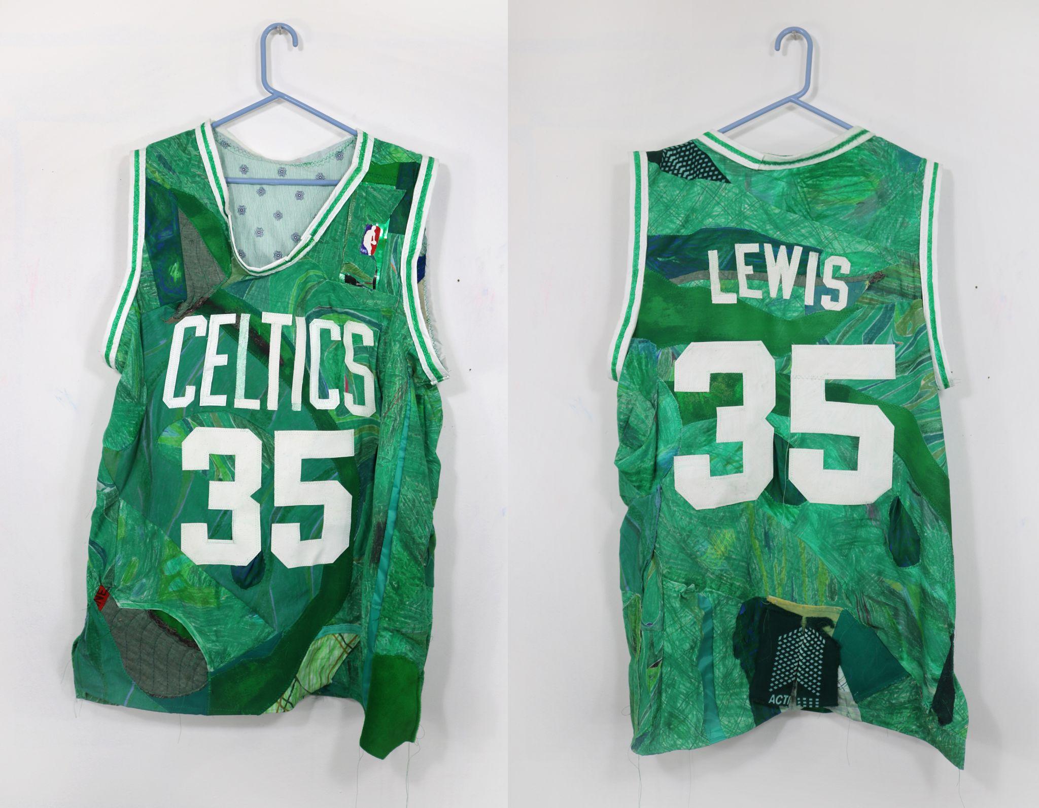 Dominic Quagliozzi Celtics jerseys made from medical supplies