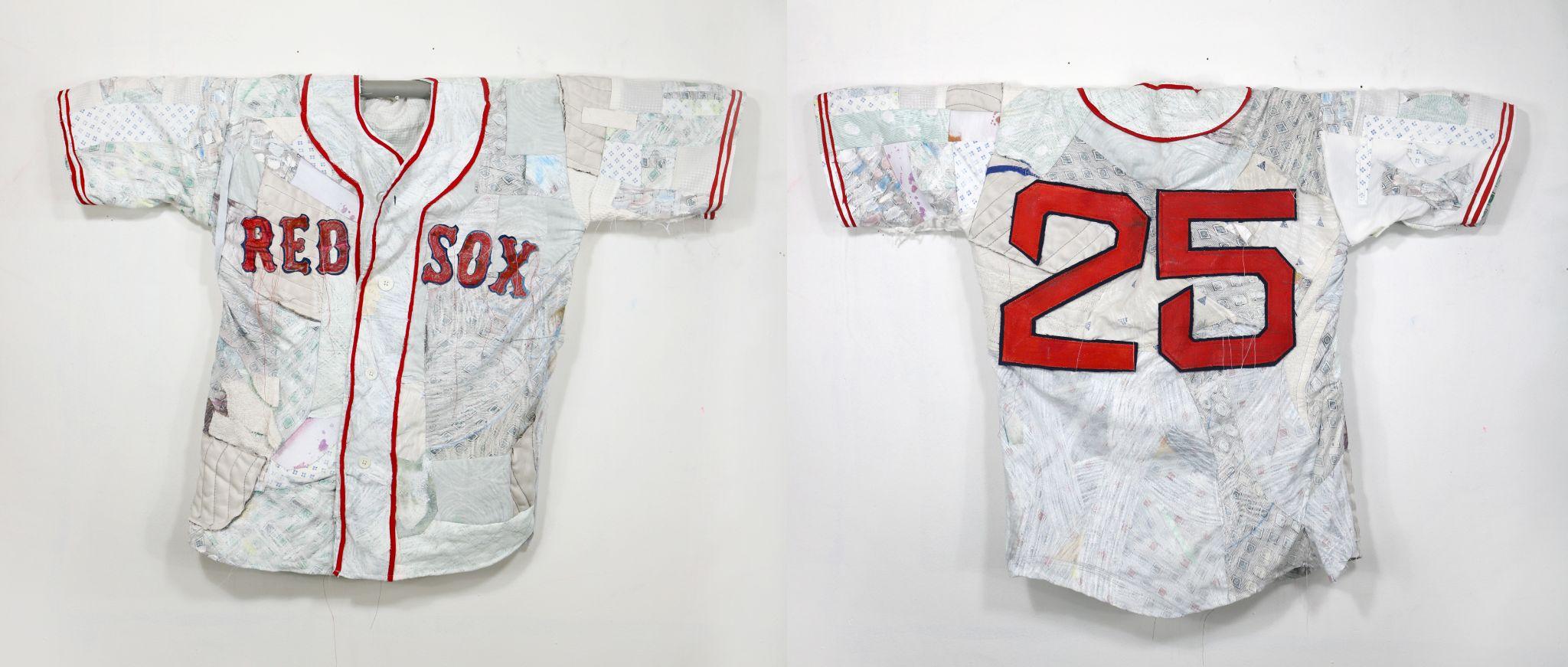 Red Sox jerseys made with medical supplies