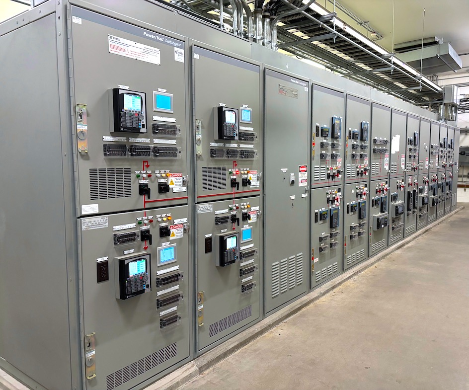  15kV switch gear in power plant