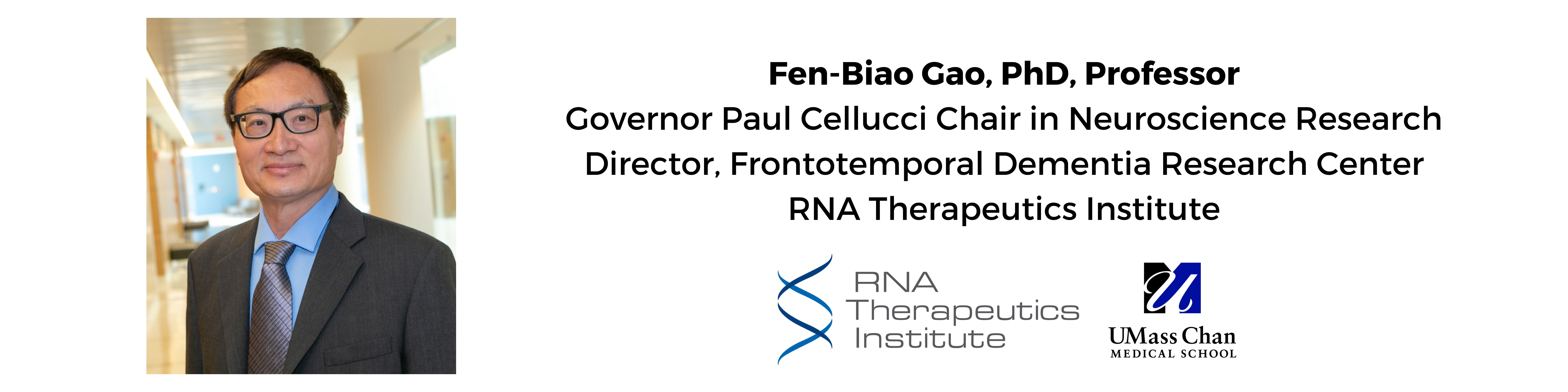 Fen-Biao Gao, PhD, Professor of Neurology in Fen-Biao Gao Lab