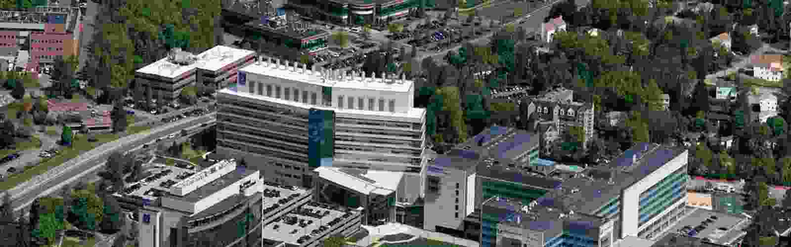 UMass Chan Medical School Campus Aerial View