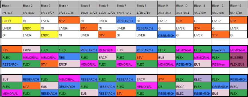 Schedule