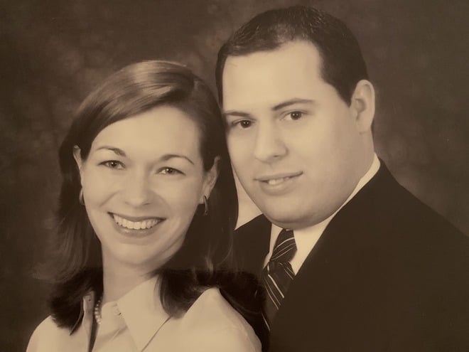 Jennifer O'Neil, PhD'04, and Eric Merithew, PhD'04