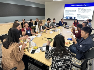 people sitting around a table
