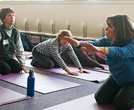 Image of employees at a training course