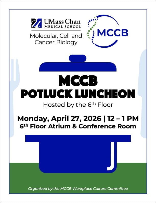  Flyer announcing a potluck luncheon.
