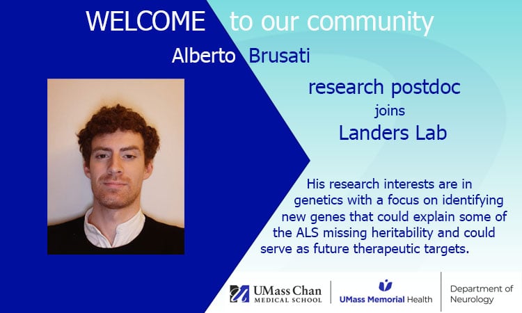 Alberto Brusati, postdoc associate in Lander's Lab