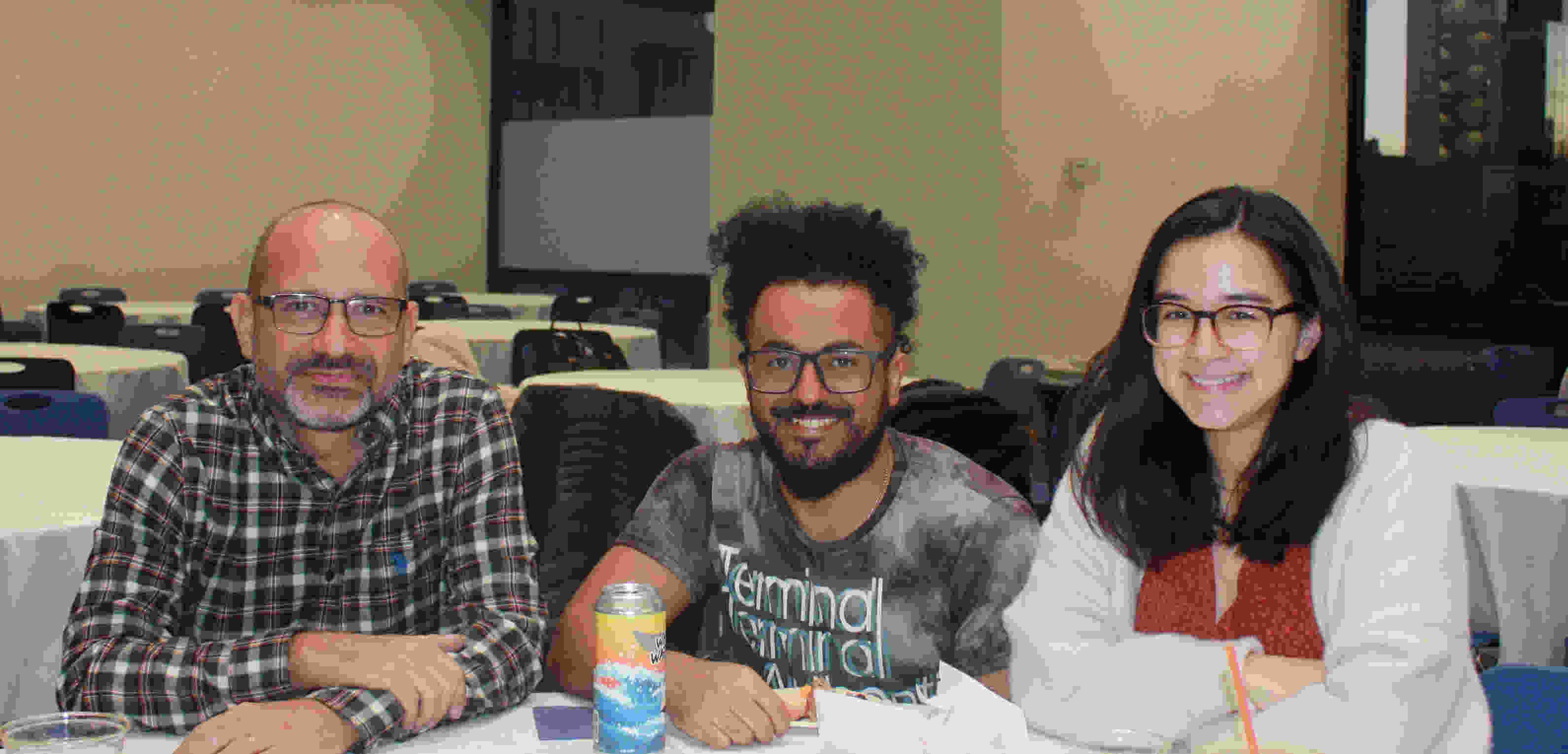 Neuroimmune Interactions team members sitting at a table