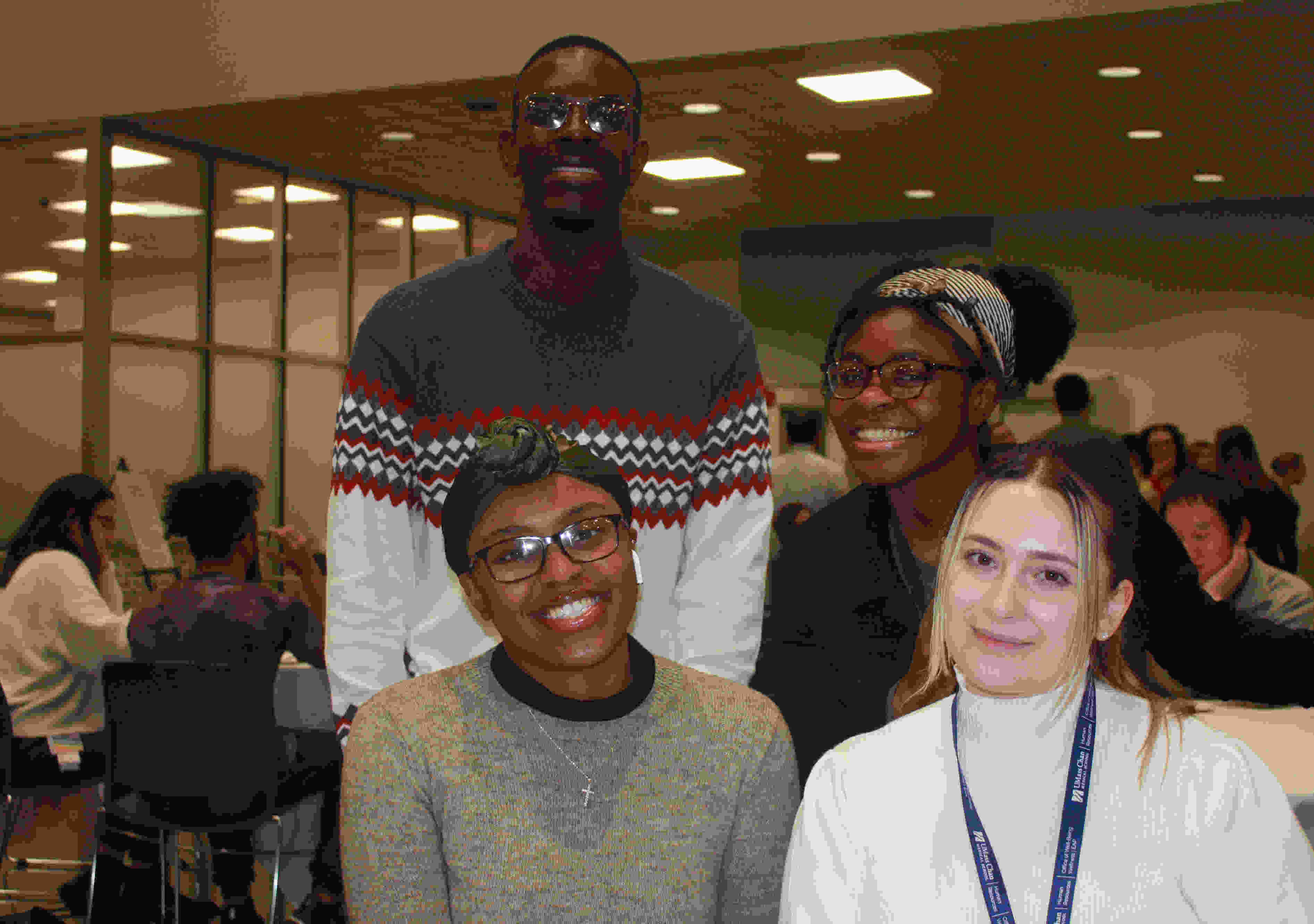 members of the clinical researchers team pose for a picture