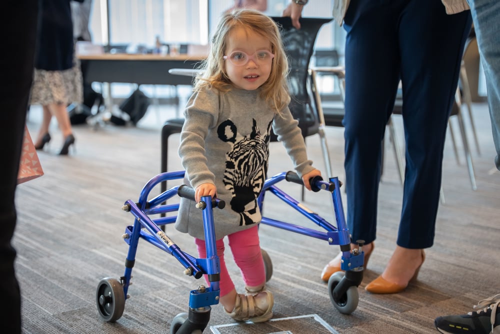 three year old with canavan disease