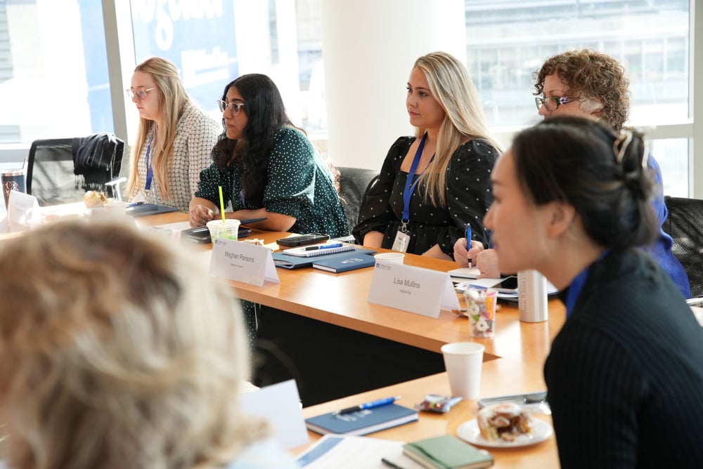 2024 media fellows in a session